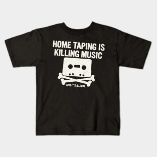 Home Taping Is Killing Music 2 Kids T-Shirt